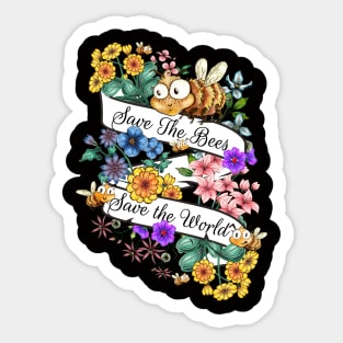 Save the bees Sticker